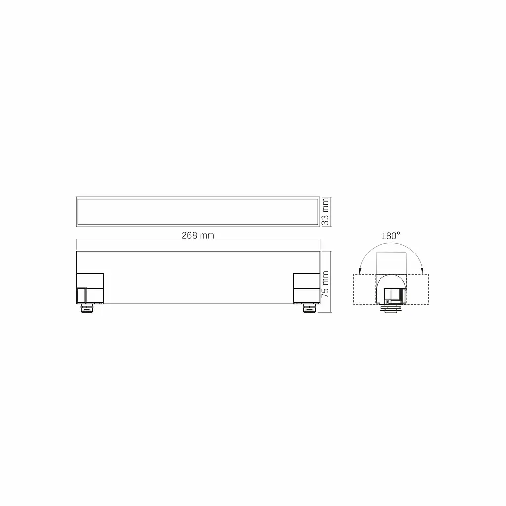 LED світильник трековий VIDEX TR05 15W 4100K 220V чорний VIDEX (28195-000) - фото 6