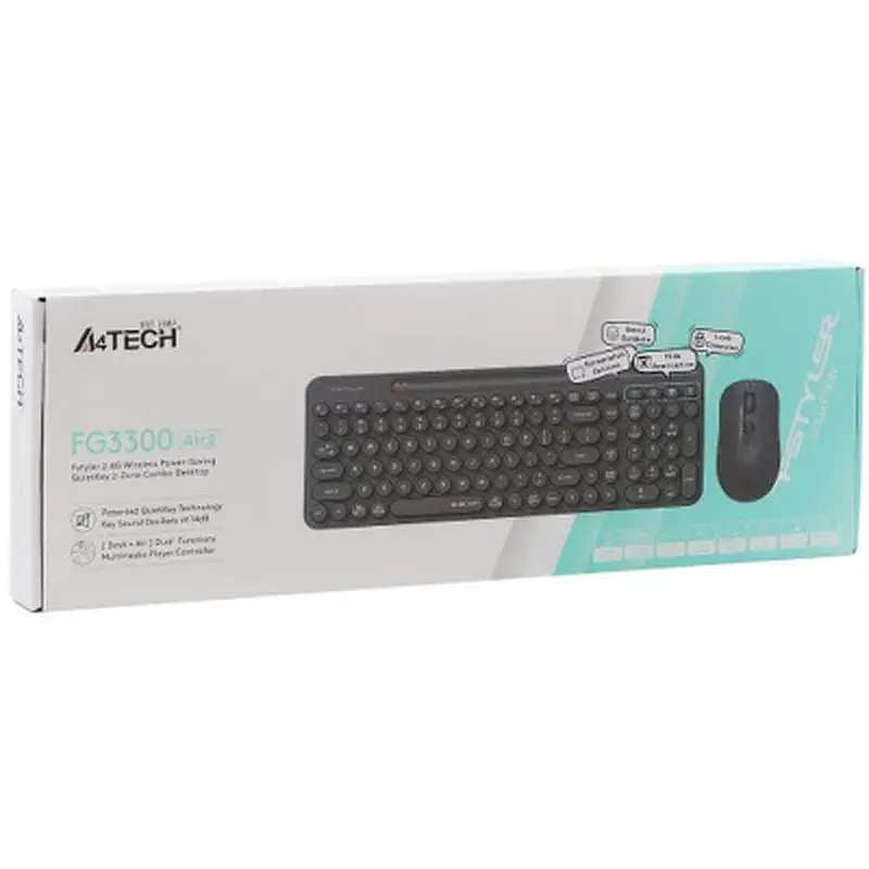 Комплект A4Tech FG3300 Air2 USB UA Grey (4711421997416) - фото 9