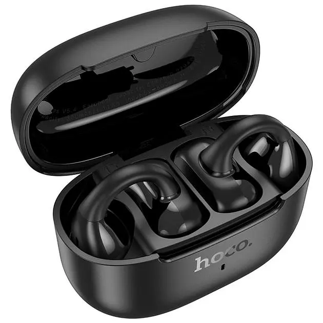 Бездротові навушники Hoco EA9 Clear sound clip-on true wireless BT headset, BT5.4, 62mAh, 300mAh, 10h, Black - фото 2