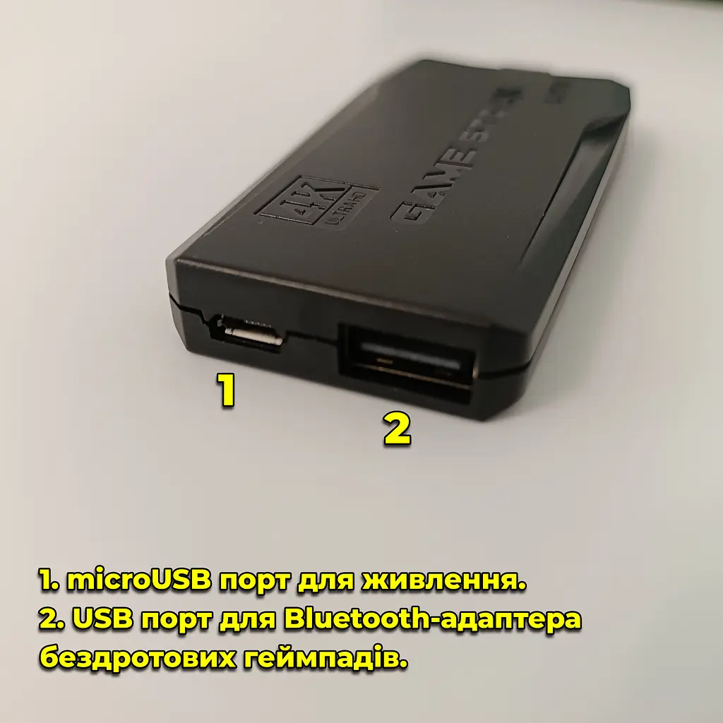 Игровая приставка Game Stick Dendy Sega HDMI 20000 игр, ретро консоль, 2 геймпада, 64 гб. - фото 5