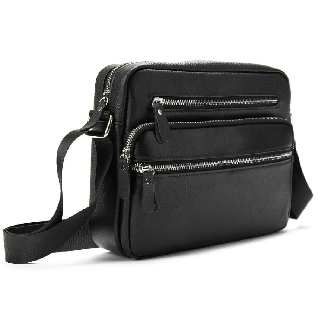 Чоловіча шкіряна сумка через плече Tiding Bag M56-9988A - фото 2