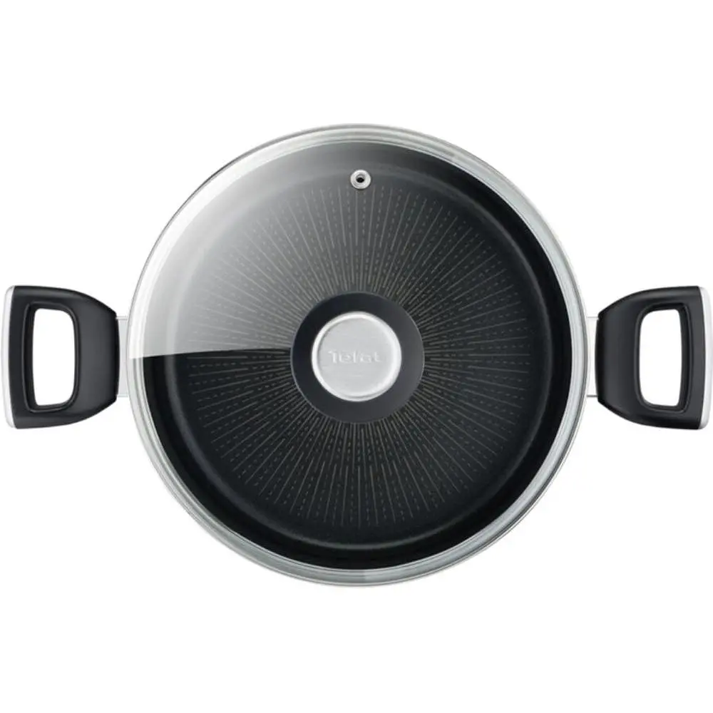 Кастрюля Tefal Unlimited с крышкой 24 см 5.3 л черная (G2554672) - фото 2