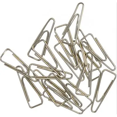 Скріпки канцелярські Buromax 25мм, nickel-plated, triangular, 100шт (BM.5007) - фото 2