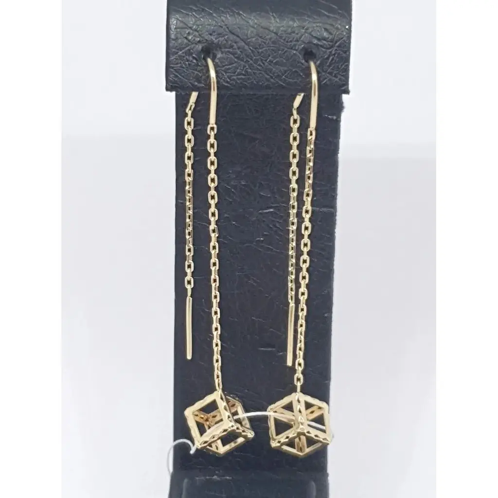 Золоті сережки-протяжки Імперія золота. СПП801ЛИ - фото 4