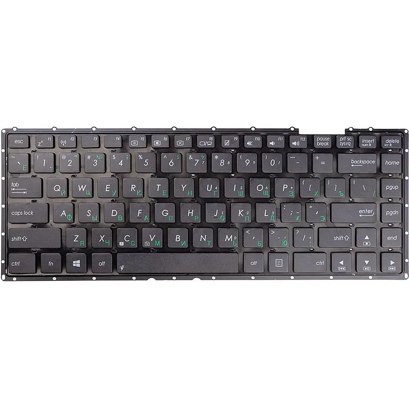 Клавіатура для ноутбука ASUS X401, X401E, чорний, без фрейму (KB310726)