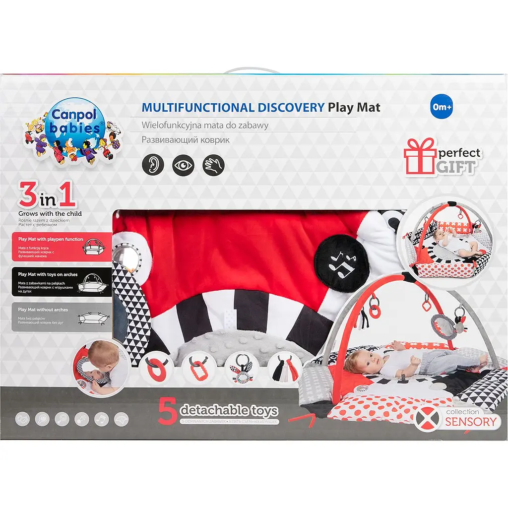 Развивающий коврик Canpol Babies Sensory Toys (68/077) - фото 12