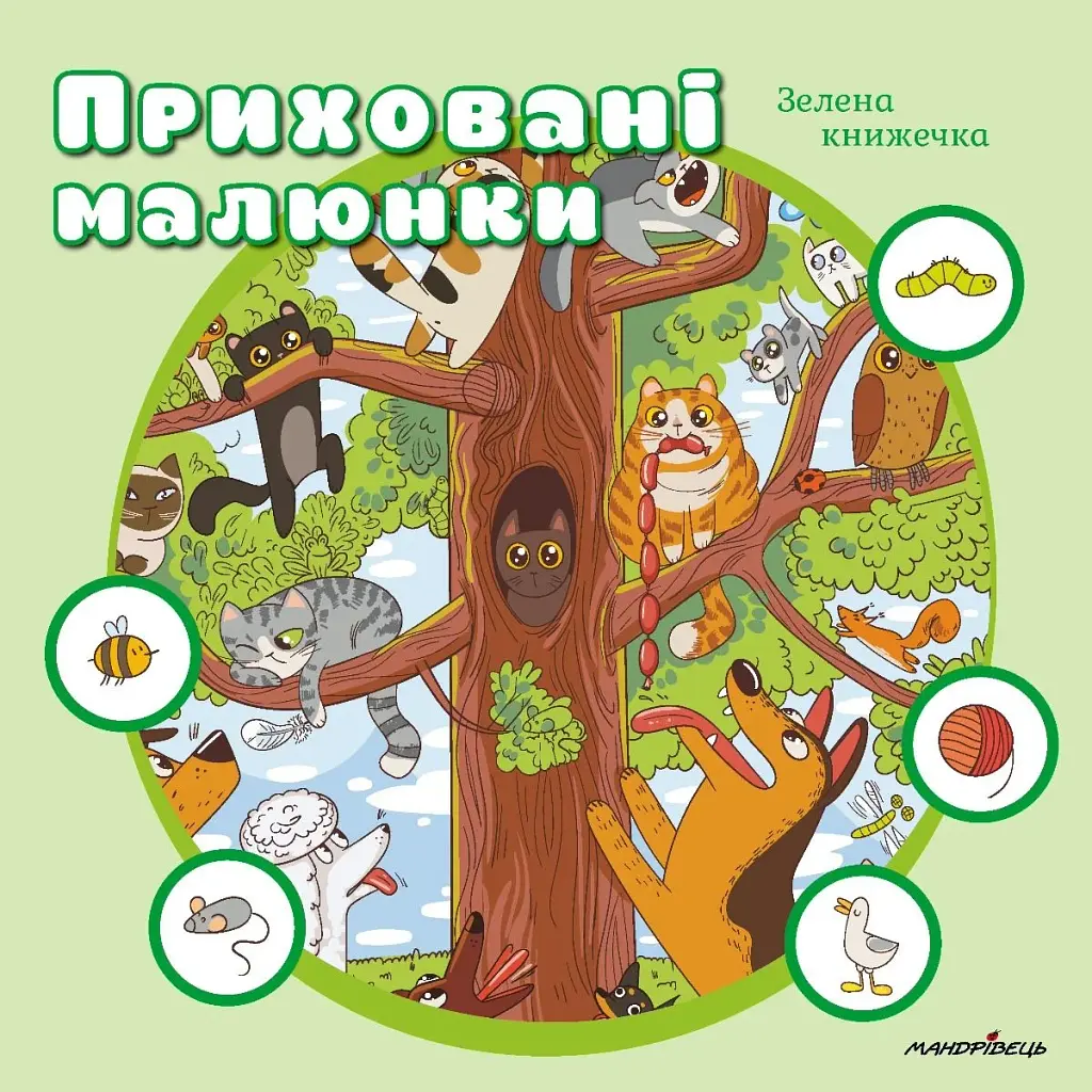 Приховані малюнки: Зелена книжечка
