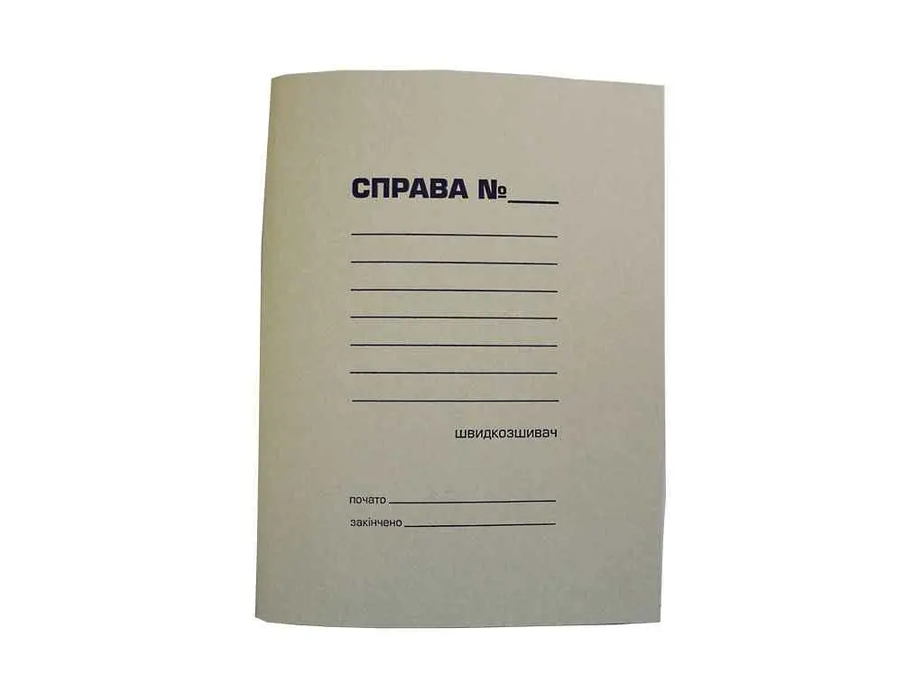 Папка BUROMAX - швидкозшивач СПРАВА, А4, картон 0,35 мм BM.3334