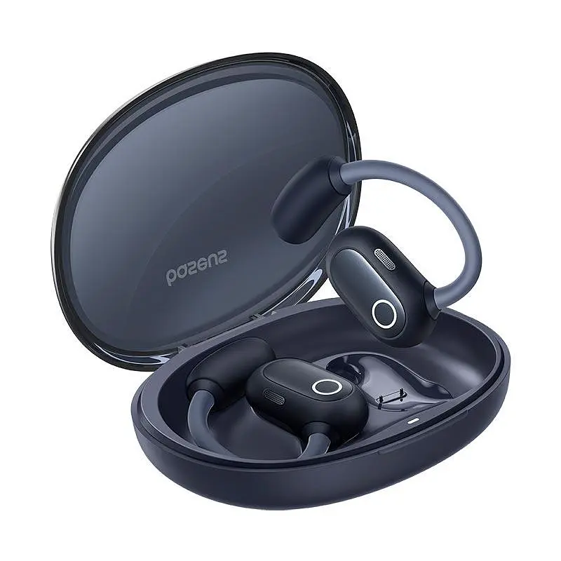 Навушники бездротові Baseus Earbuds Eli Sport 1 Open-Ear TWS Earbuds (A00064400121-00) чорні - фото 2