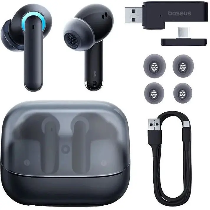 Беспроводные наушники Baseus AeQur G10 TWS черные - фото 3