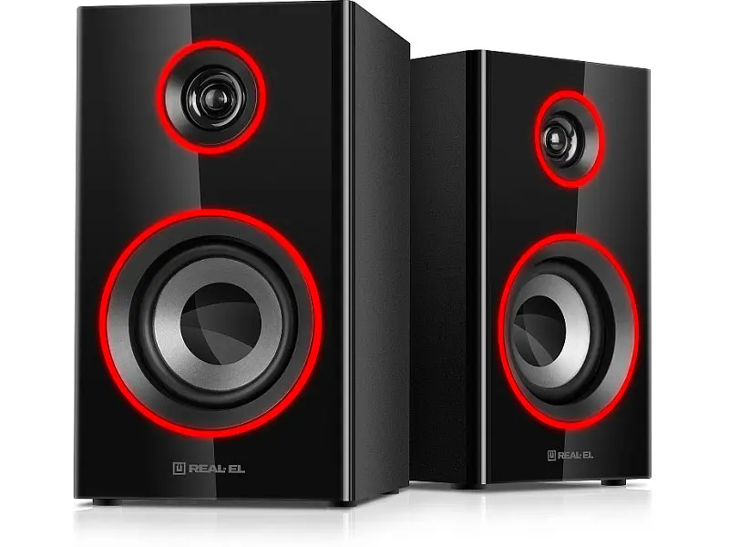 Комп'ютерні колонки REAL-EL S-415 Black (EL121200017) - фото 2