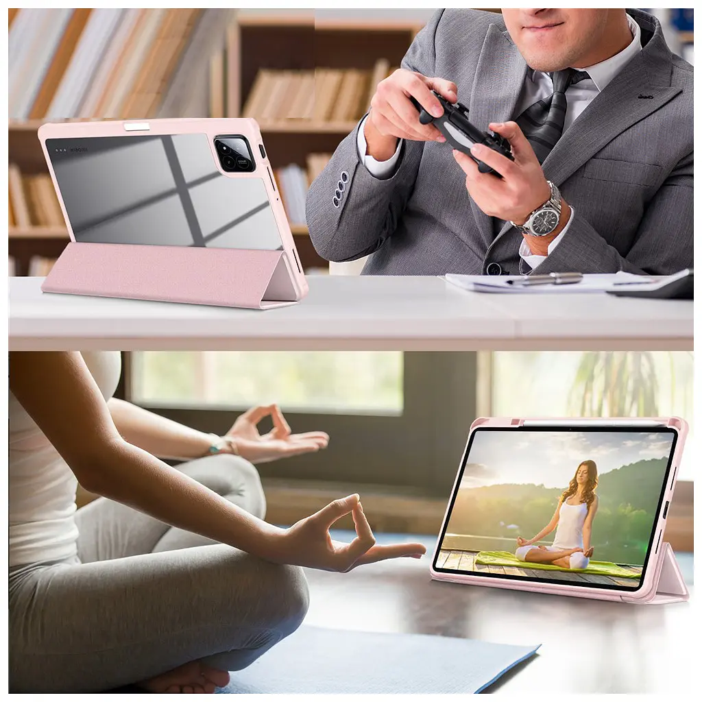 Чохол для планшета BeCover Soft Edge TPU Xiaomi Pad 7 / 7 Pro 11.2", рожевий (715544) - фото 8