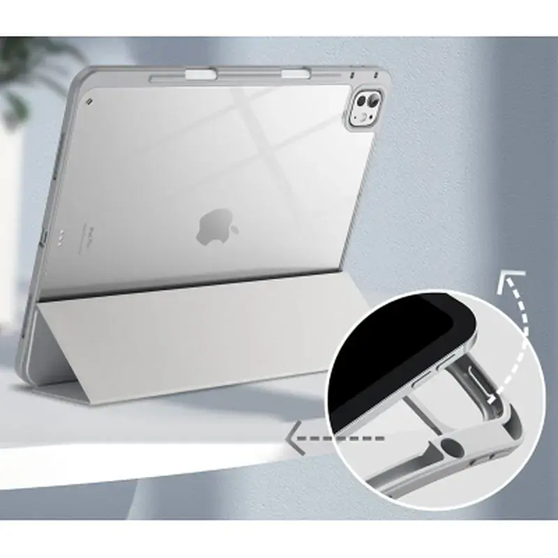 Чохол до планшета BeCover Soft Edge TPU Apple iPad Pro 13" M4 2024 Gray (711718) - фото 2
