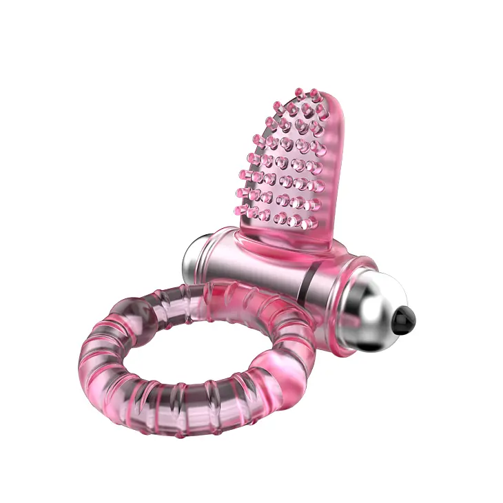 Ерекційне кільце Sweet Vibration Ring рожеве - фото 4