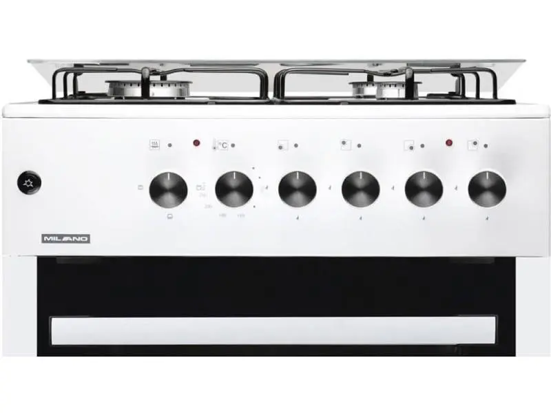 Комбінована плита Milano ML60 E40+ White - фото 3
