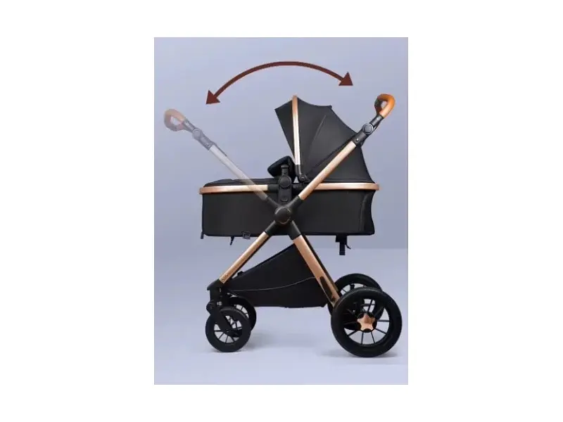 Коляска універсальна 3 в 1 Kidilo H2D Khaki Beige - фото 8