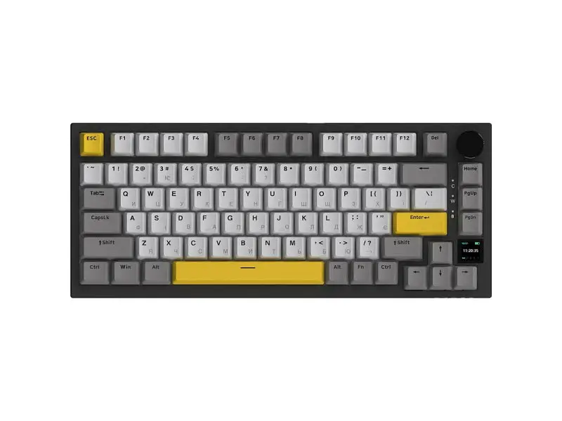 Клавіатура Ajazz AK820 Pro Gift Switch Black (AK820PRO-G-BGY)