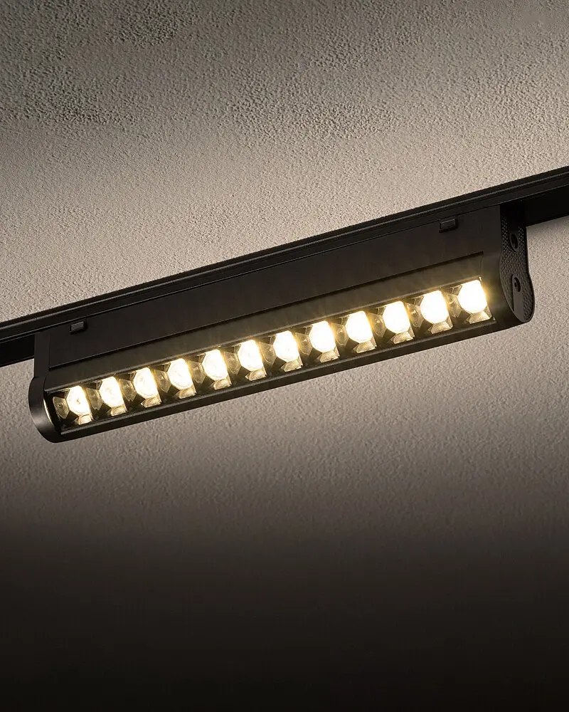 Магнитный трековый светильник Nowodvorski 11311 UT-LVM Focus Swing LED 1x12W 1000Lm IP20 черный - фото 2