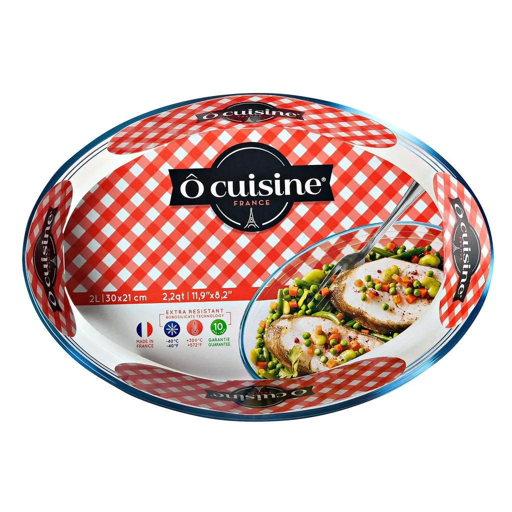 Форма для запікання скляна овальна O Cuisine 30х21х6см 2л (345BC00/2046) - фото 4