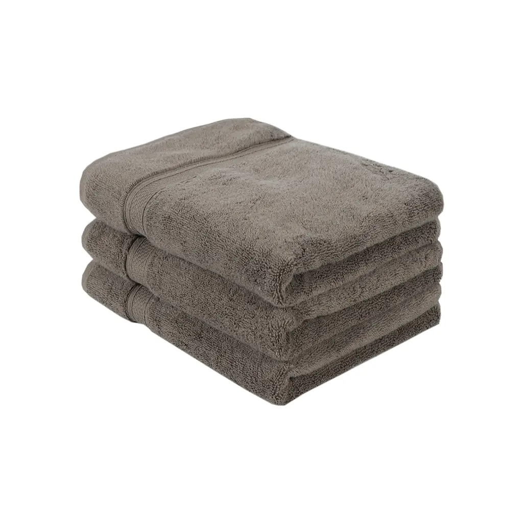 Полотенце махровое Lotus Home - Grand soft twist brown коричневый 50x90 - фото 7