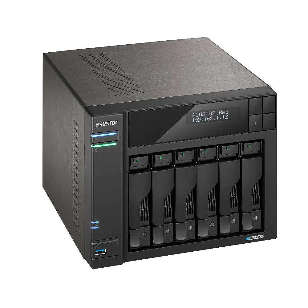Сетевой накопитель Asustor Lockerstor 6 Gen2 (AS6706T) Black - фото 5