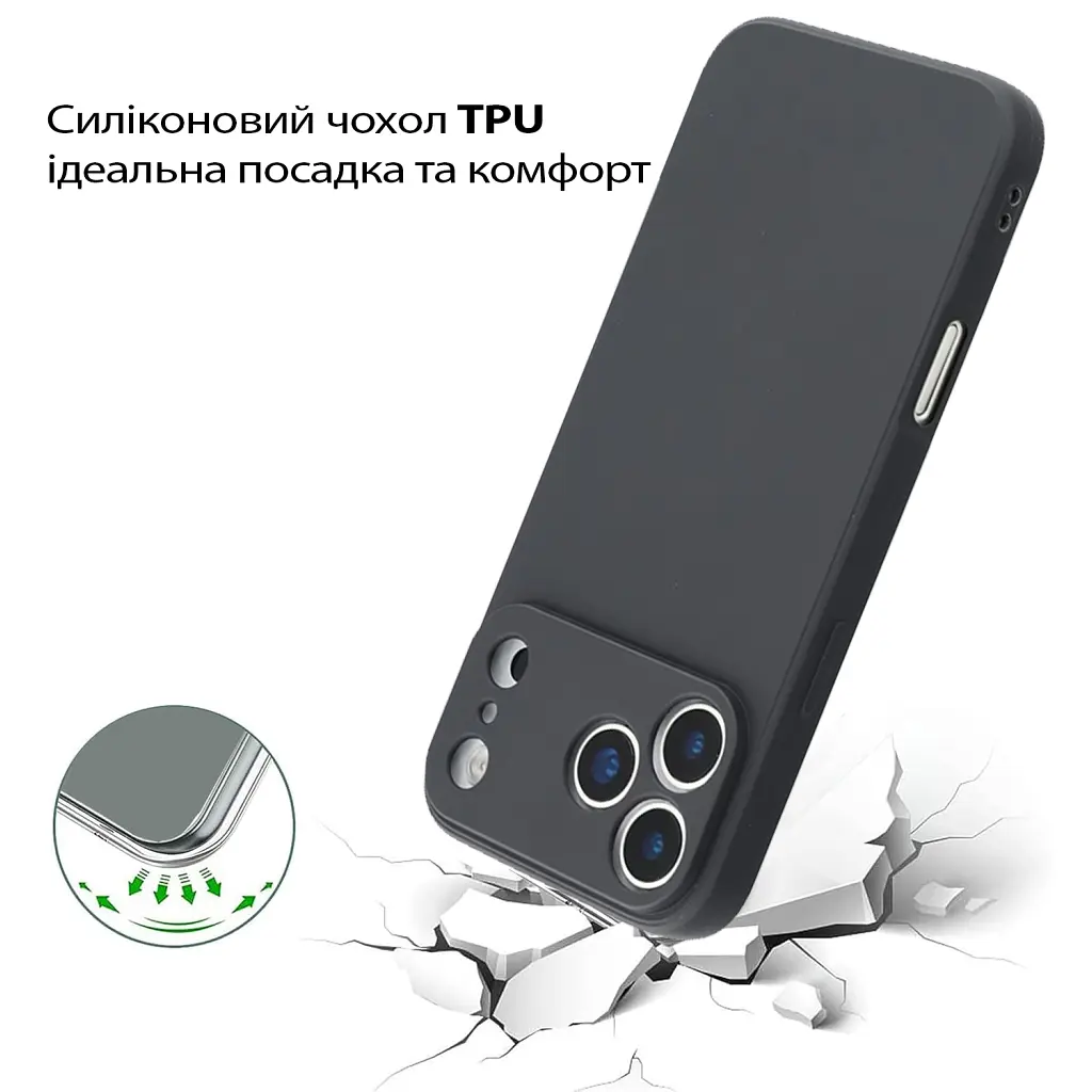 Чохол до мобільного телефона BeCover Apple iPhone 17 Pro Black (713760) - фото 4
