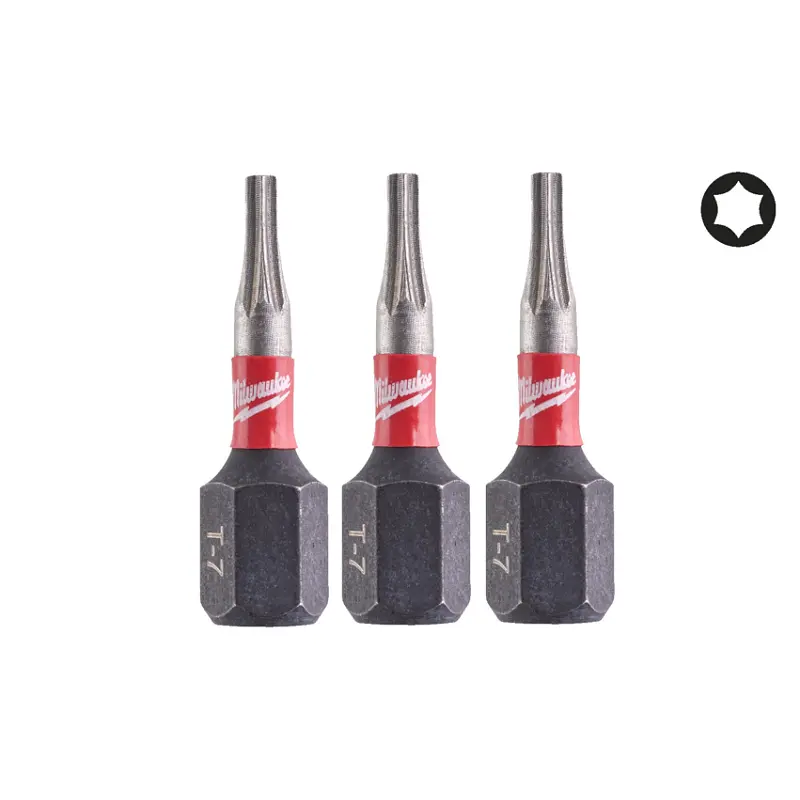Біта SHOCKWAVE MILWAUKEE, TX7, 25мм, (3шт)