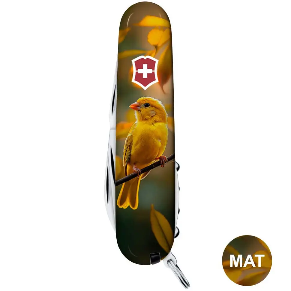 Ніж Victorinox Spartan Ukraine 91мм 13функ Золота пташка - фото 4