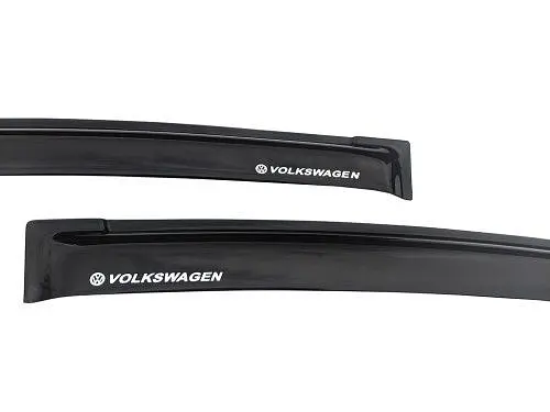 Дефлектори вікон ветровики Volkswagen Caddy 2006-2016 Скотч 3M Voron Glass - фото 3