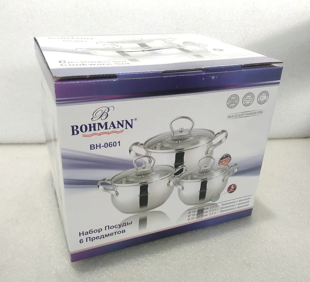 Набір посуду Bohmann BH 0601 6 предметів - фото 10