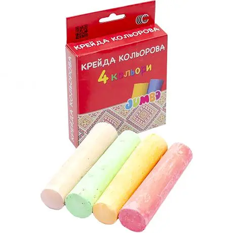 Крейда 4 кольори JAMBO "С"