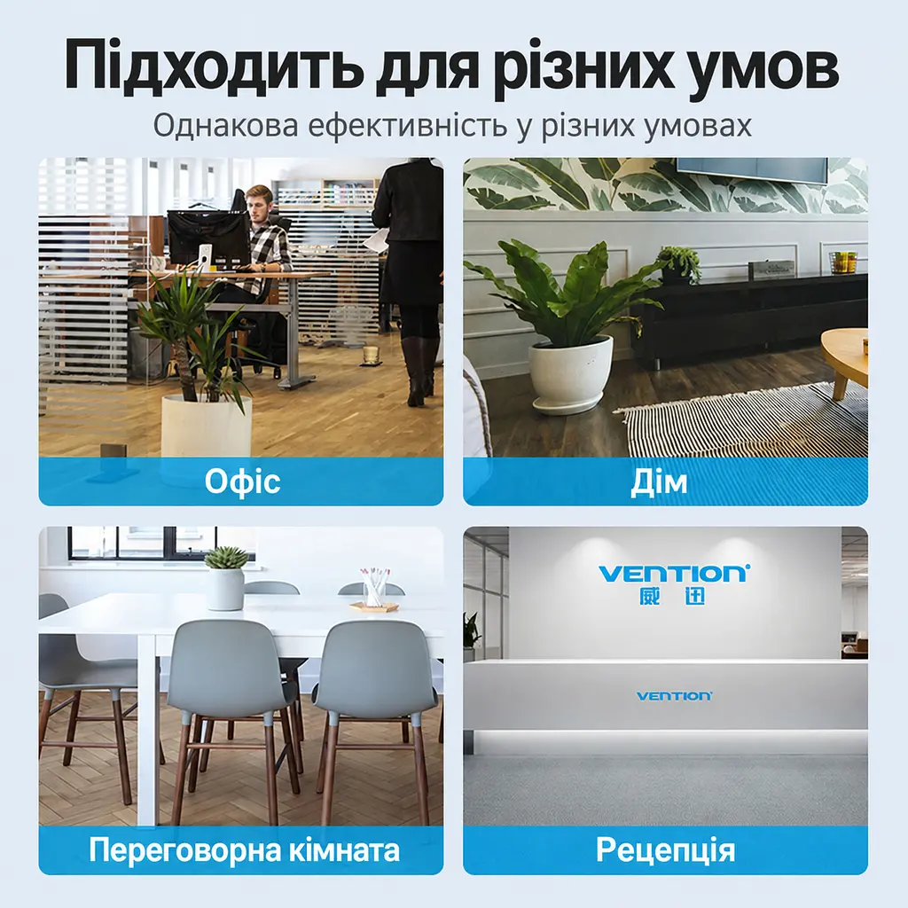 Кабель для принтера Vention COQBH USB 2.0 USB-A - USB-B 2 м чорний (COQBH) - фото 11