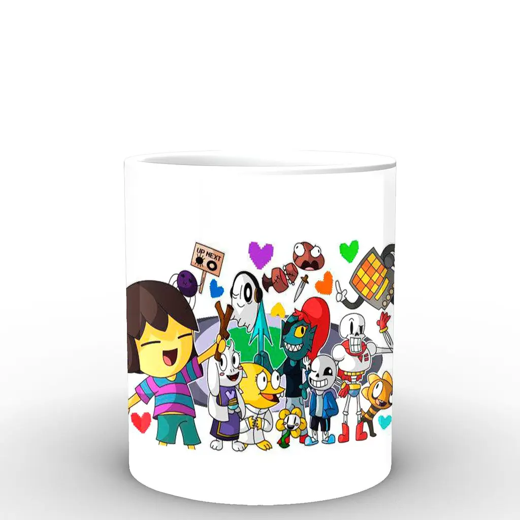 Кухоль GeekLand Undertale Андертейл постер UT.02.015 330 мл білий - фото 2