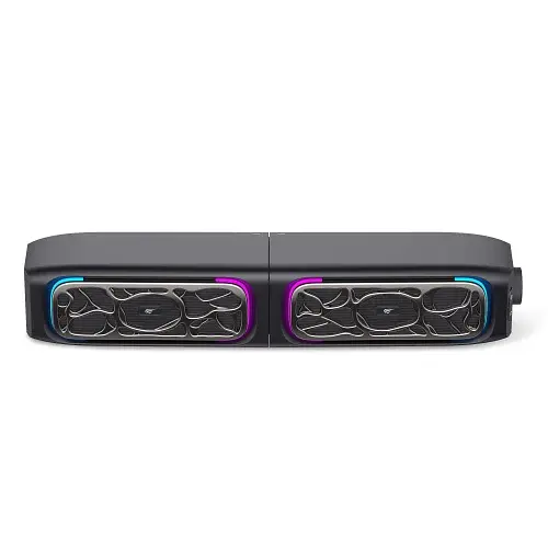Колонки 2.0 Havit HV-SK215, Black, 2 x 2.5 Вт, mini-jack 3.5 мм, Bluetooth, USB, RGB підсвічування, радіус дії до 10 м - фото 6