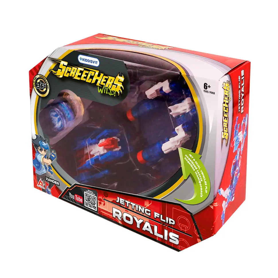 Машинка-трансформер Screechers Wild! Рояліс  EU684301 - фото 8