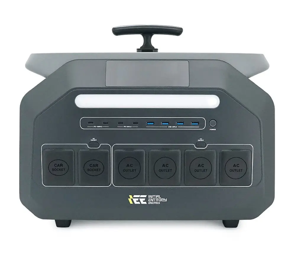 Портативна зарядна станція IEETek P-3200 3200 W 2048Wh LiFePO4, UPS, Wi-Fi, MPPT 1000W max - фото 2