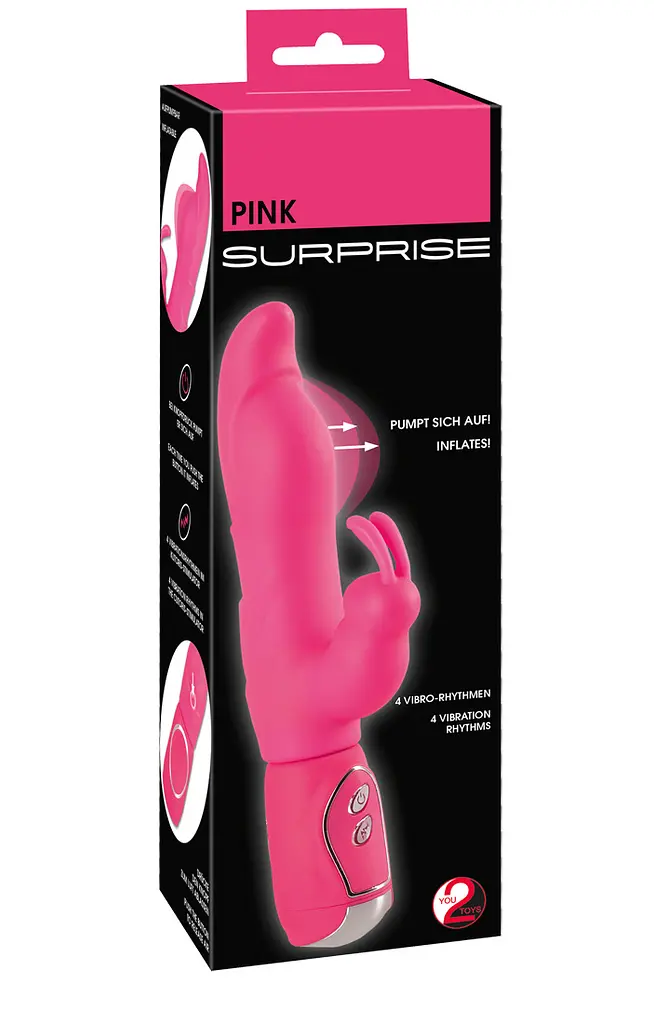 Вібратор Pink Suprise 4 vibration для точки G та клітора Orion 581305 87817 - фото 3