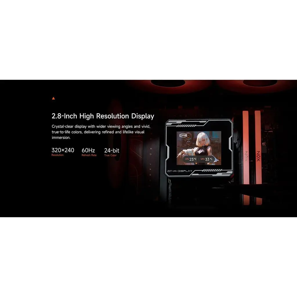 СВО PcCooler PсCOOLER GT360M ARGB Display Black (GT360M-BKAWXX-GL) - фото 9