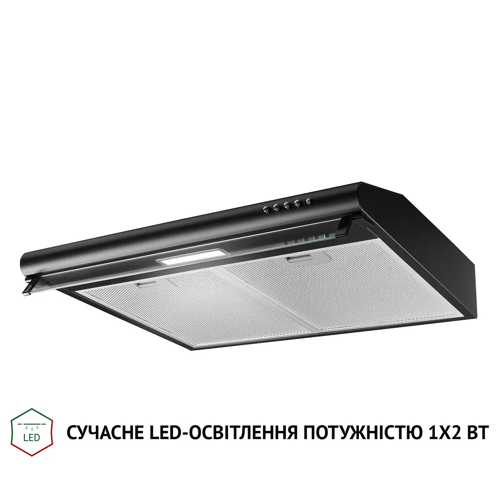 Витяжка плоска PERFELLI PL 6144 BL LED - фото 4