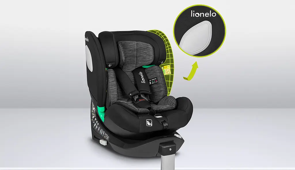 Автокрісло Lionelo ​​Braam i-Size Black Carbon, чорно-сіре (LO-BRAAM I-SIZE BLACK CARBON) - фото 11