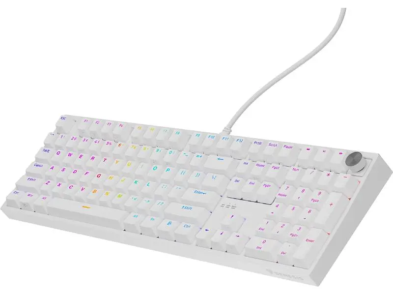 Клавіатура Genesis Thor 404 RGB Outemu Peach Silent White (NKG-2300) - фото 6