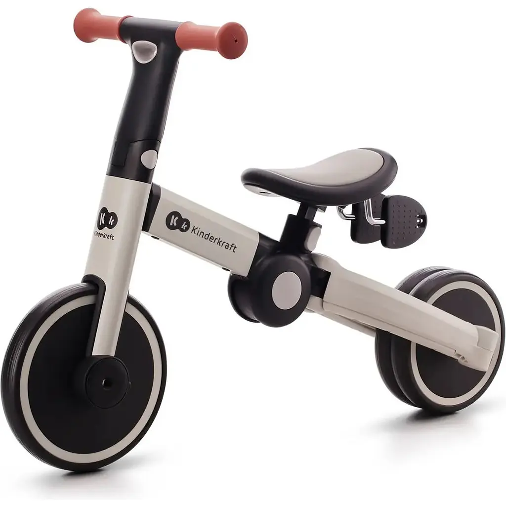 Триколісний велосипед 3 в 1 Kinderkraft 4Trike Silver Grey сірий KR4TRI22GRY0000 (00-00305179) - фото 3