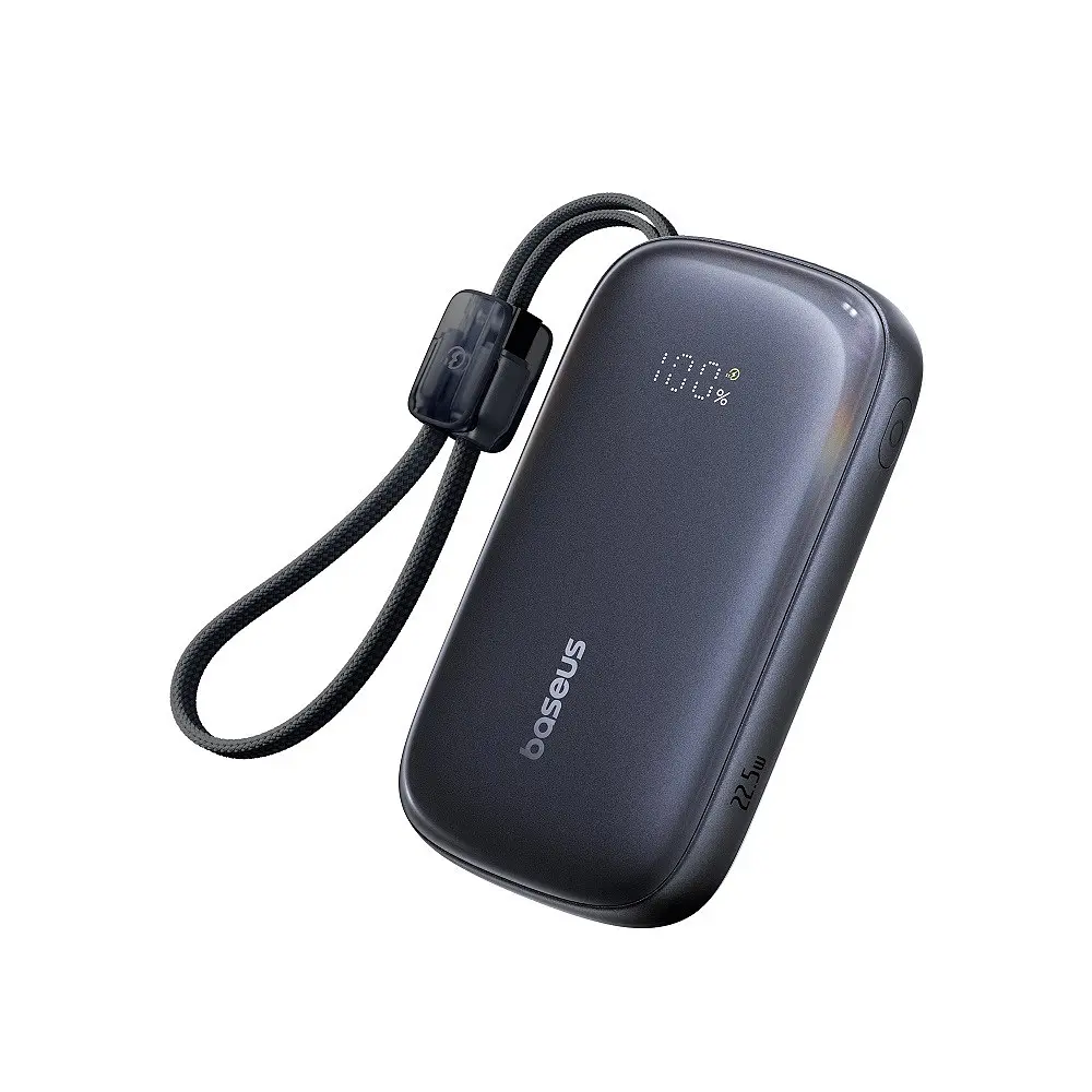 Зовнішній акумулятор Baseus EnerFill FC21 Qpow 3 Ultra Digital Display Power Bank with Detachable Cable 20000mAh 22.5W Cosmic