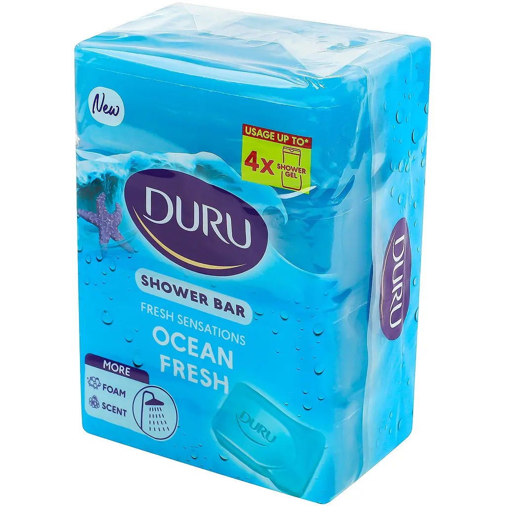 Мило Duru Fresh Sensations Океанський бриз 4 шт. по 150 г - фото 3