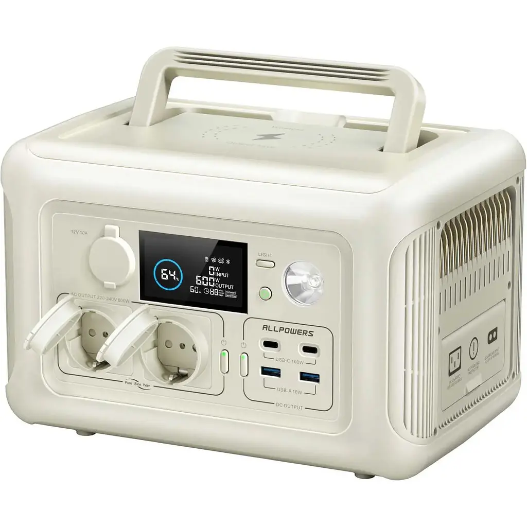 Зарядная станция Allpowers R600 Beige - фото 3