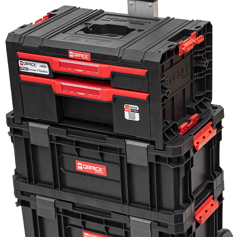 Ящик для інструментів Qbrick SYSTEM TWO TOOLBOX VARIO Alu 560x320x240 мм - фото 3