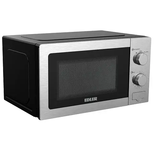 Мікрохвильова піч EDMS-207SSMB, Steel/Black, 700W Edler teh0020382 - фото 2