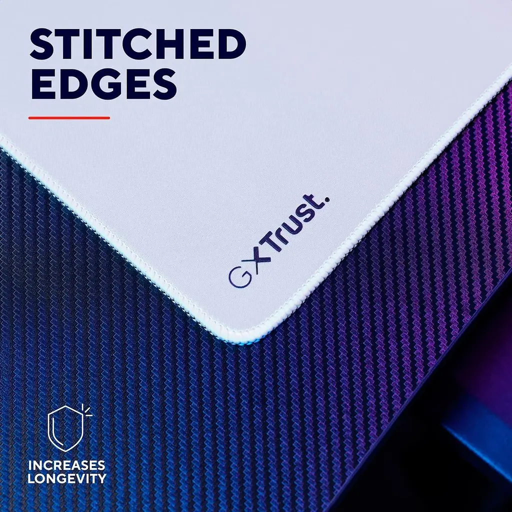 Ігрова поверхня Trust GXT 759 XXL (900x400x3мм) White (25613_TRUST) - фото 5