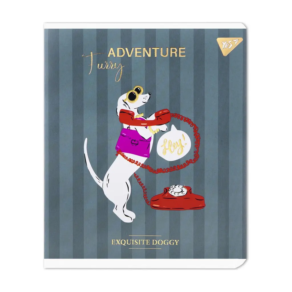 Зошит Yes Exquisite doggy А5 24 аркушів клітинка (767536), в асортименті - фото 6