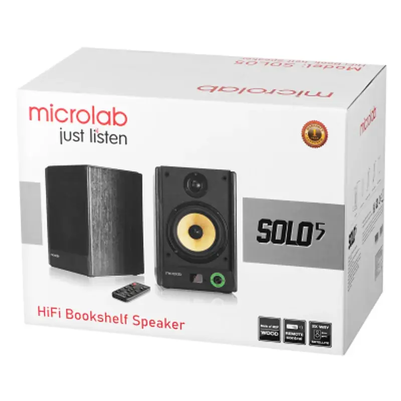 Акустична система Microlab SOLO 5 90W Brown (SOLO-5BR) - фото 12
